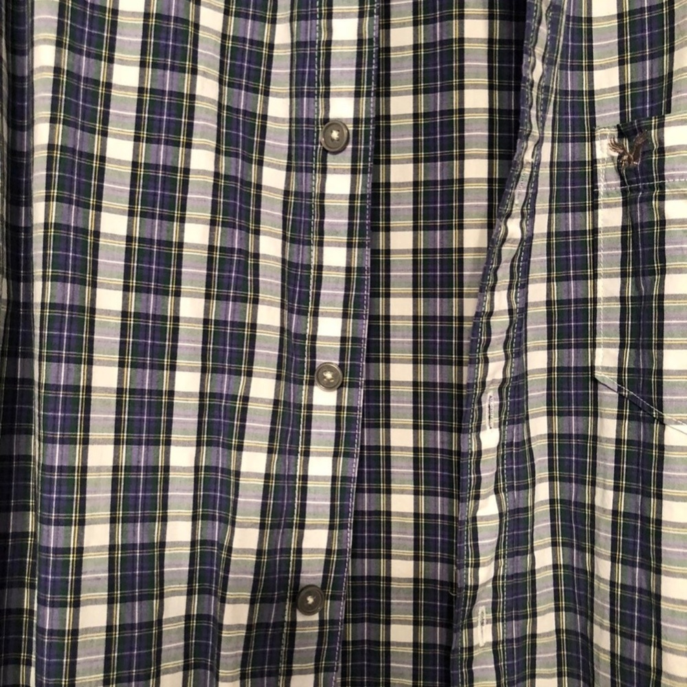 Men's American Eagle Plaid Shirt - Picture 4 of 4